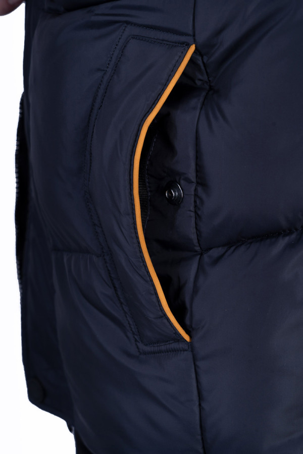 Куртка мужская зимняя J516 синяя, Фото №10 - freever.ua