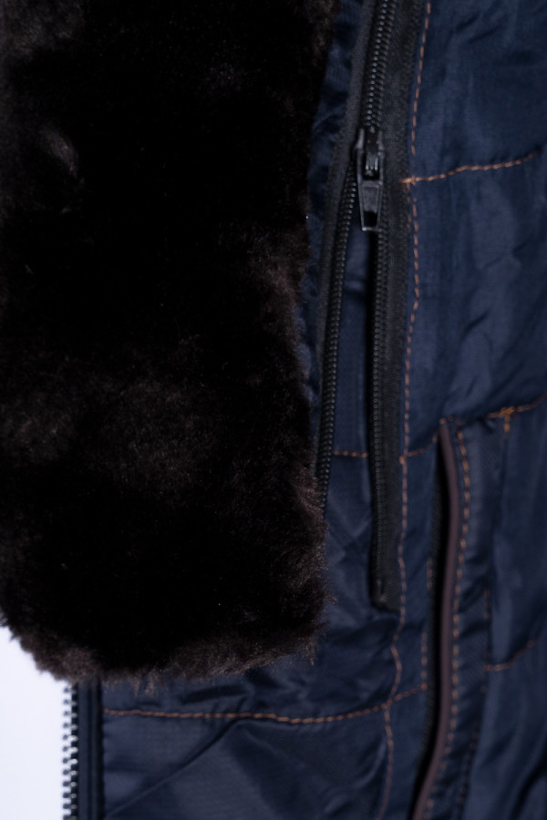 Куртка чоловіча зимова J517 синя, Фото №7 - freever.ua