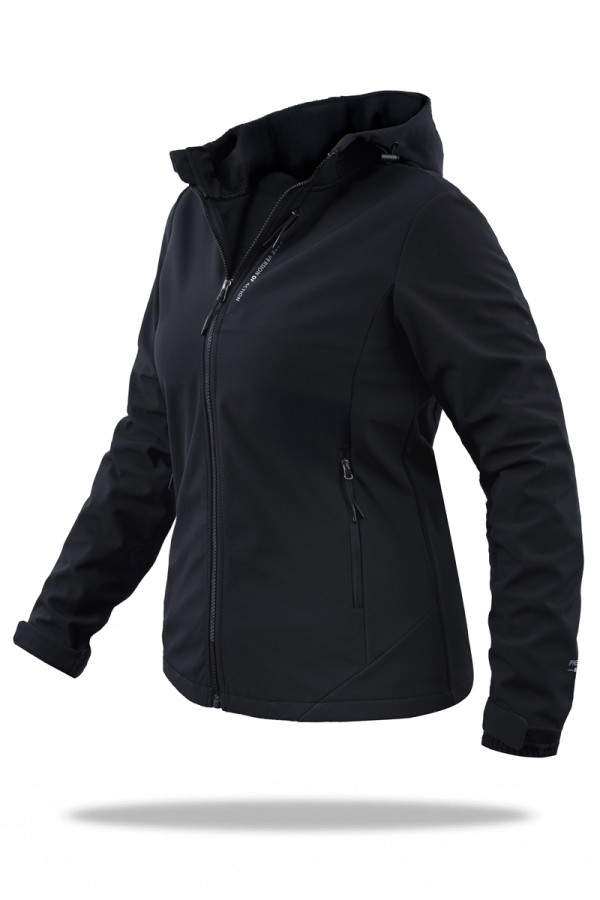 Куртка жіноча Freever windstopper UF 5320 чорна, Фото №3- freever.ua