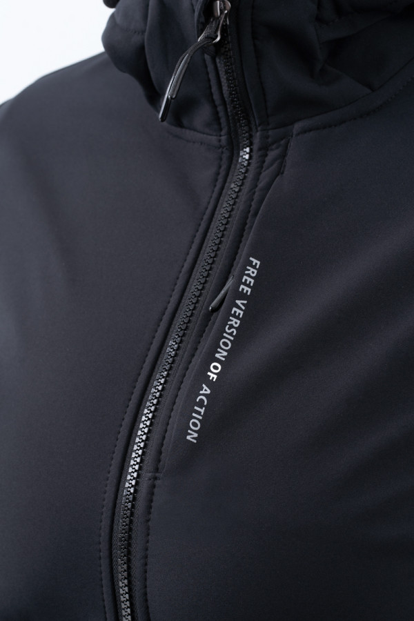 Куртка жіноча Freever windstopper UF 5320 чорна, Фото №7- freever.ua