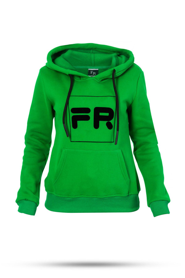 Теплий спортивний костюм жіночий Freever SF 5405-62 зелений, Фото №4 - freever.ua