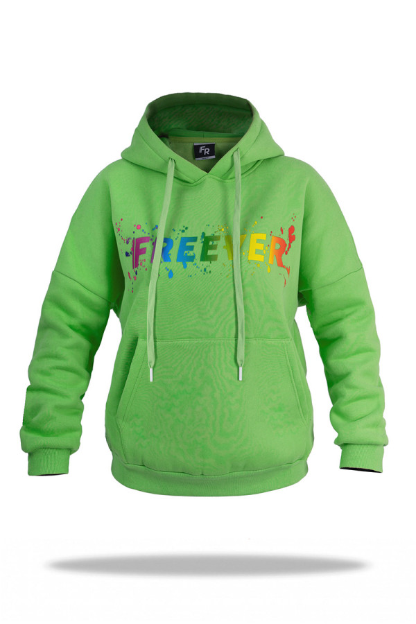 Толстовка жіноча Freever WF 5409 зелена - freever.ua