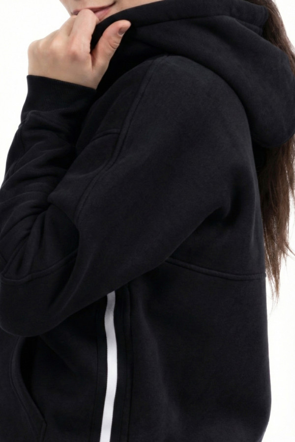 Жіноча спортивна кофта Freever NF 5416 чорна, Фото №2- freever.ua