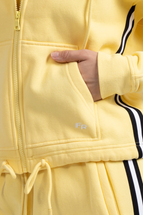 Жіноча спортивна кофта Freever NF 5416 жовта, Фото №4- freever.ua