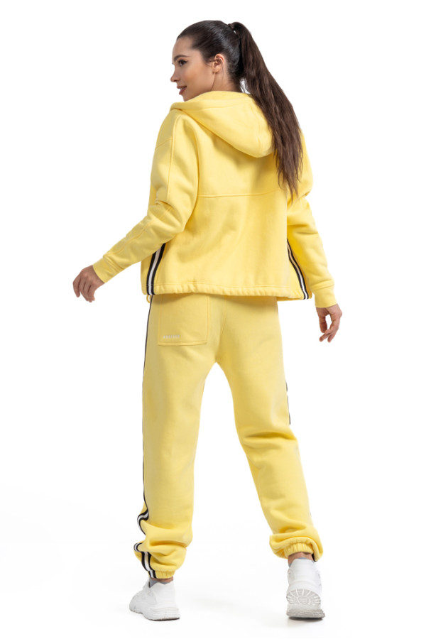 Жіноча спортивна кофта Freever NF 5416 жовта, Фото №6- freever.ua
