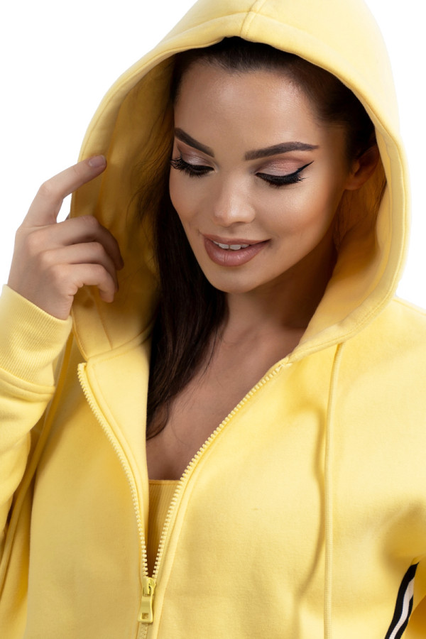 Жіноча спортивна кофта Freever NF 5416 жовта, Фото №2- freever.ua