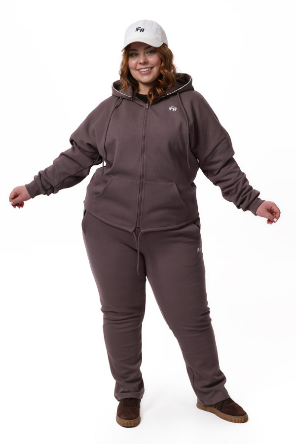 Жіночий спортивний костюм Freever WF 5502-5906 коричневий