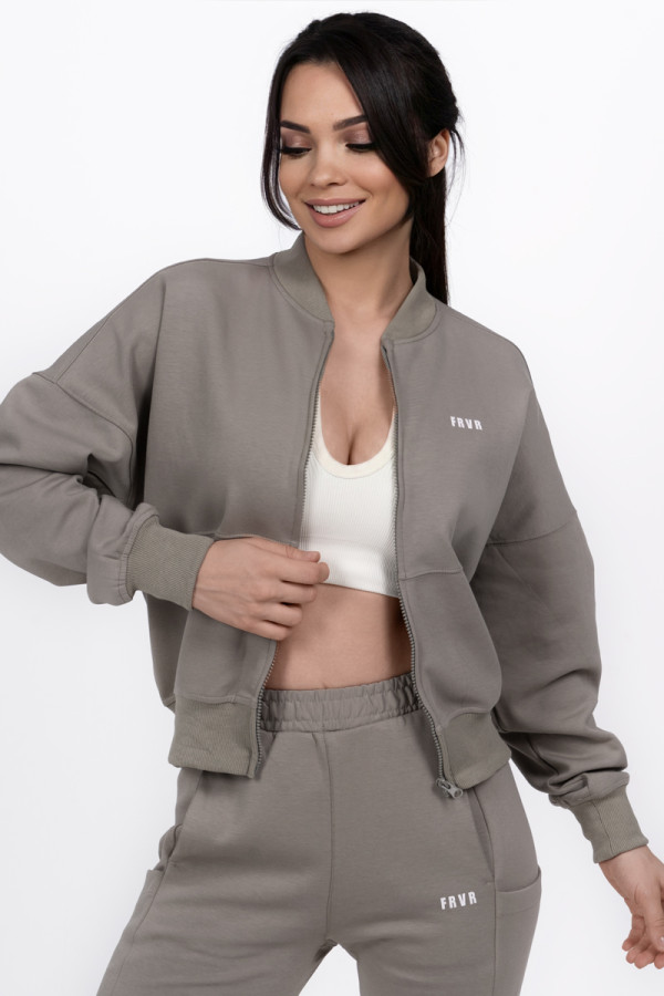 Жіночий спортивний костюм Freever NF 5519-5919 хакі, Фото №2- freever.ua