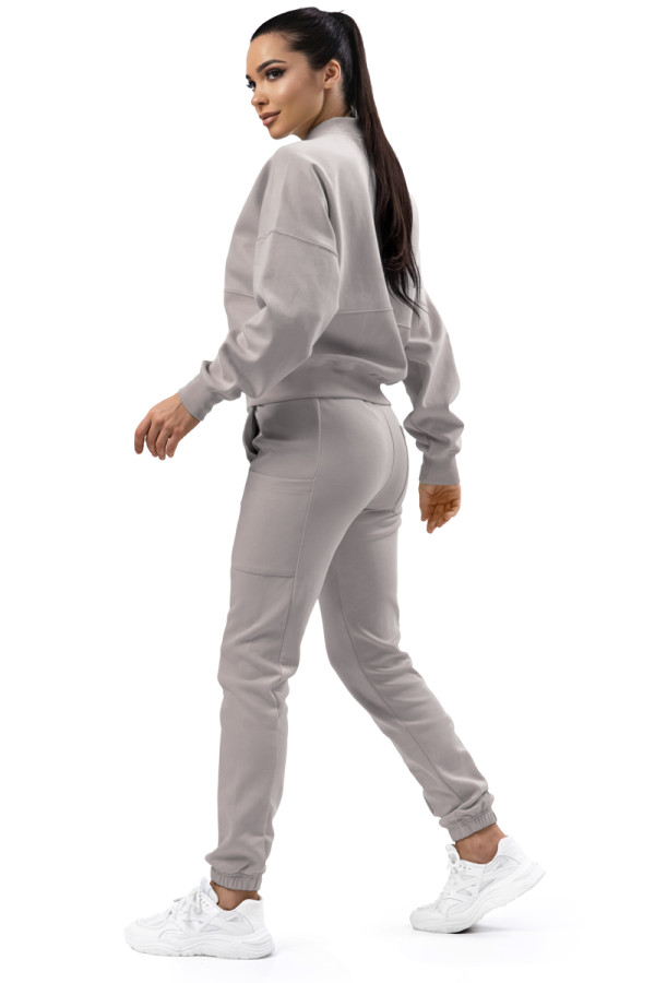 Жіноча спортивна кофта Freever NF 5519 хакі, Фото №2- freever.ua