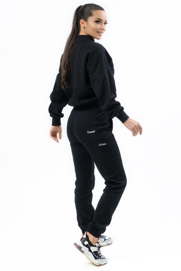 Жіночий спортивний костюм Freever NF 5519-5919 чорний, Фото №5- freever.ua