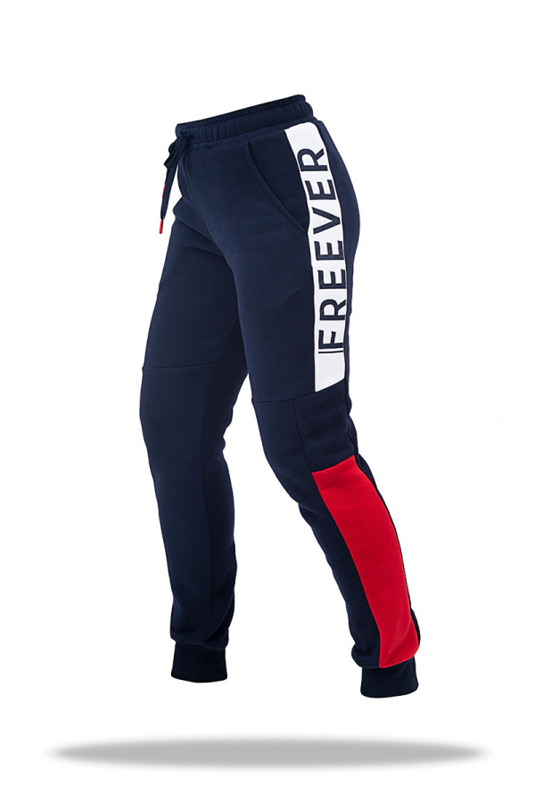 Теплий спортивний костюм жіночий Freever SF 5608 синій, Фото №6 - freever.ua