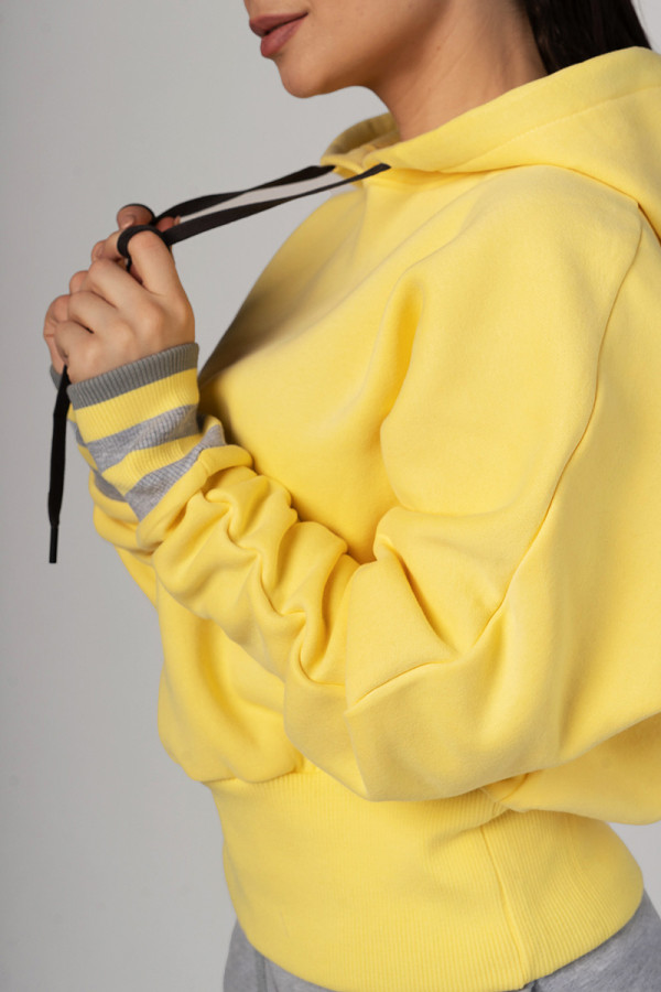 Спортивний костюм жіночий Freever WF 5610 жовтий, Фото №6 - freever.ua