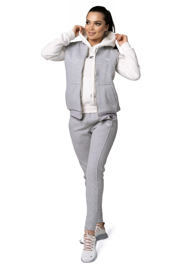 Спортивный костюм тройка женский Freever WF 5611 серый - freever.ua