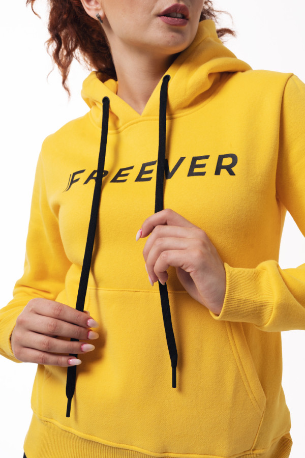 Спортивний костюм трійка жіноча Freever WF 5611 жовтий, Фото №7 - freever.ua