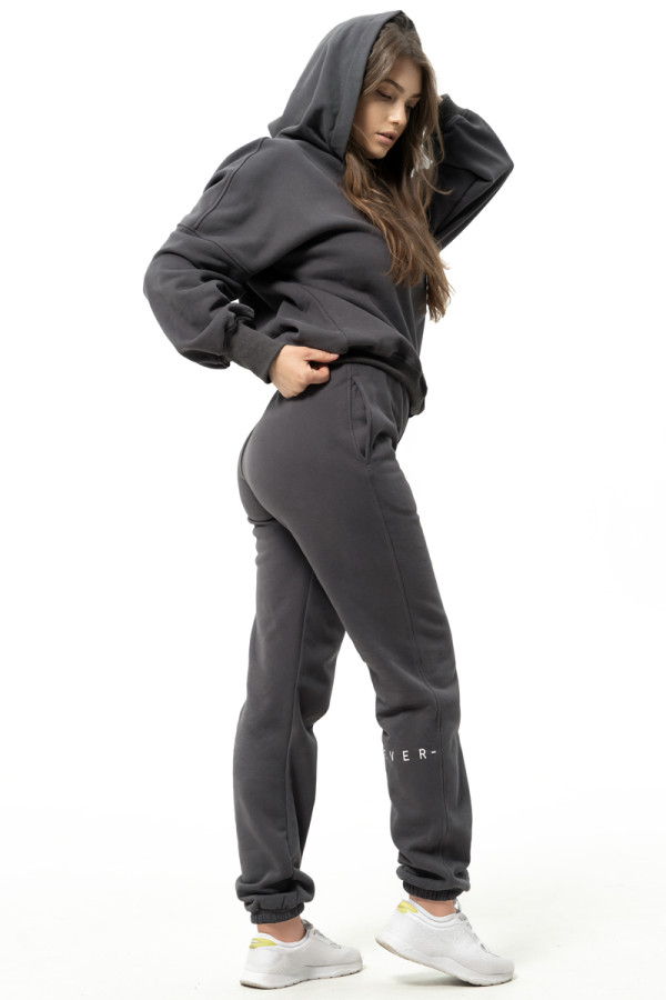 Спортивный костюм женский Freever UF 5614 серый, Фото №11 - freever.ua