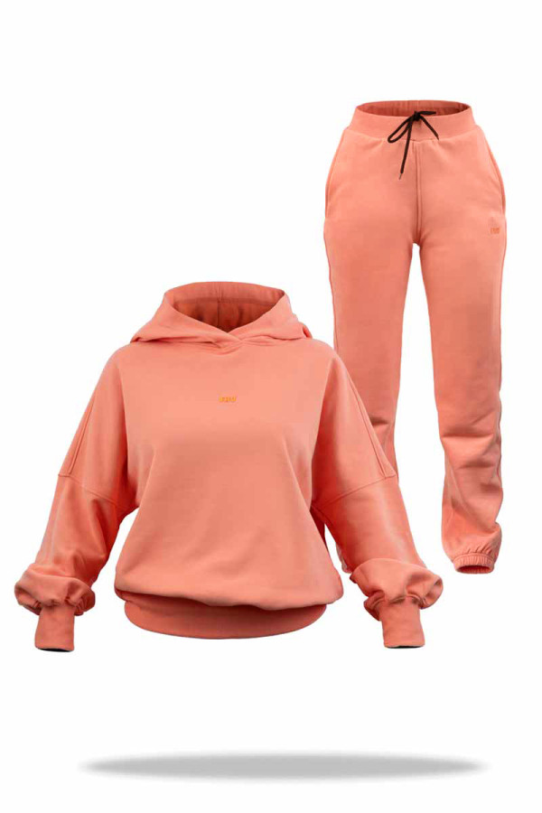 Спортивний костюм жіночий Freever UF 5614 персиковий - freever.ua