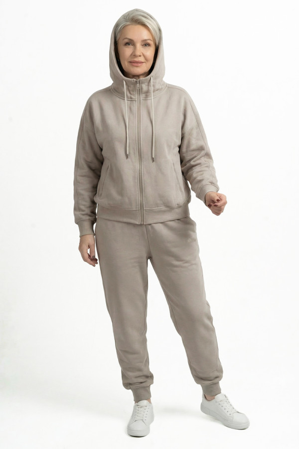 Спортивний костюм жіночий Freever NF 5619 бежевий, Фото №2- freever.ua