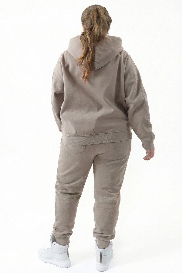 Спортивний костюм жіночий Freever NF 5619 бежевий, Фото №9- freever.ua