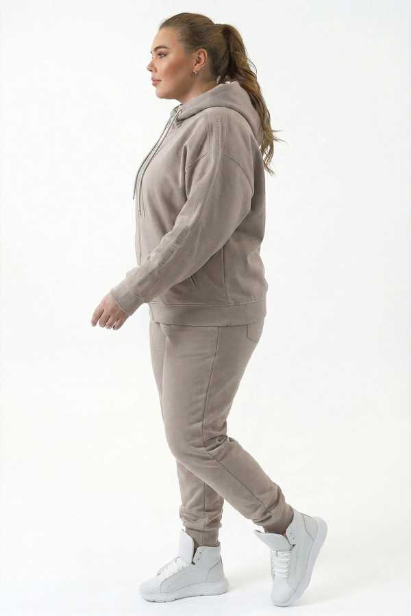 Спортивний костюм жіночий Freever NF 5619 бежевий, Фото №7- freever.ua