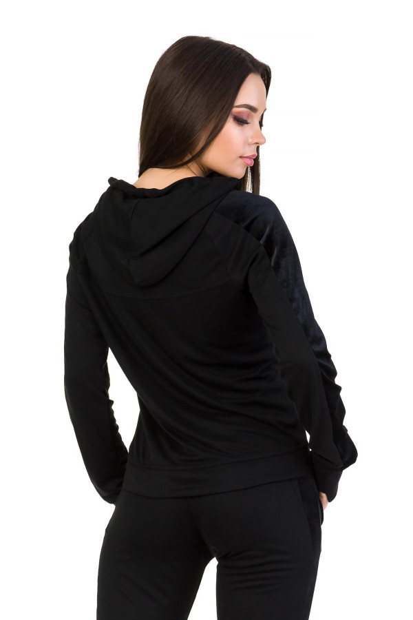 Спортивний костюм жіночий Freever GF 5704 чорний, Фото №4 - freever.ua
