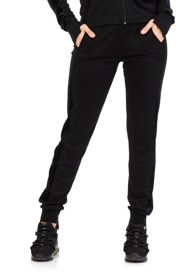 Спортивний костюм жіночий Freever GF 5704 чорний, Фото №5 - freever.ua