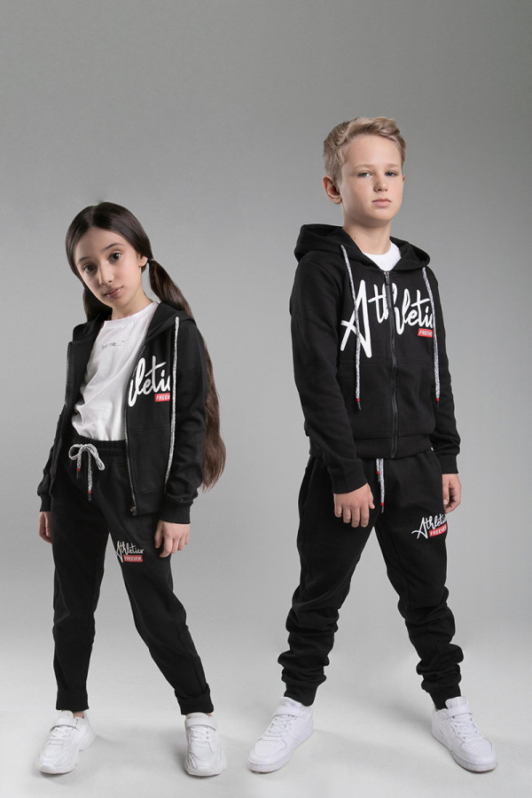 Спортивний костюм дитячий Freever GF 5706 чорний - freever.ua