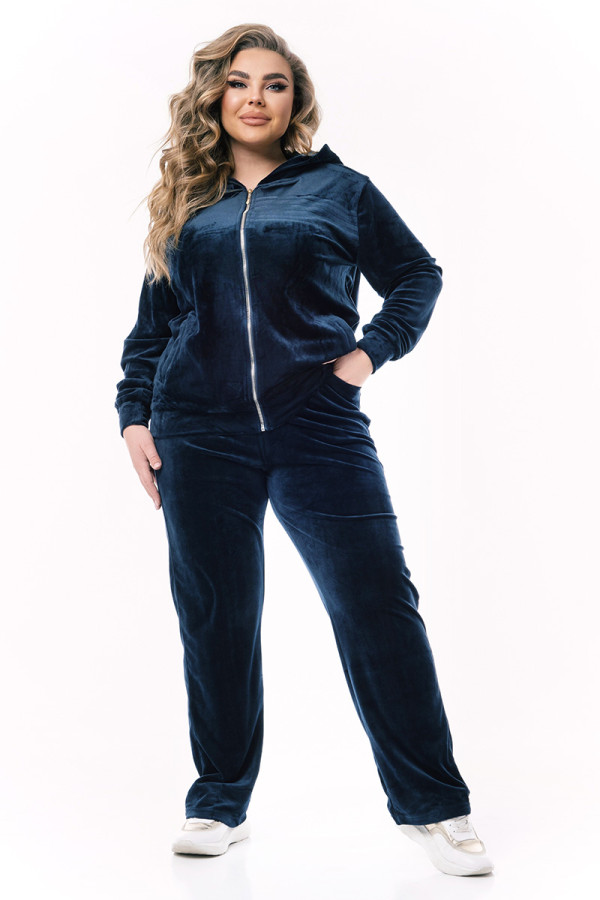Спортивный костюм женский Freever GF 5707 темно-синий - freever.ua