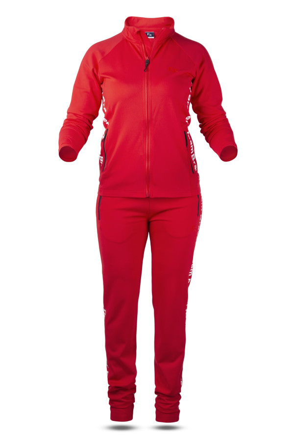 Спортивный костюм женский Freever GF 5708 красный, Фото №4 - freever.ua