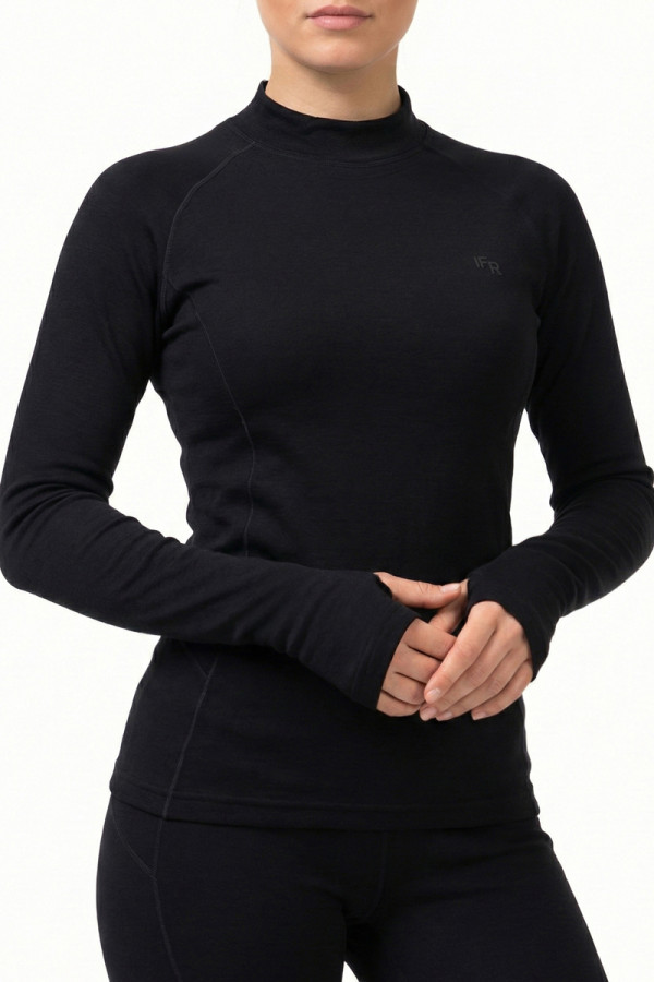 Жіноча термобілизна (комплект) Freever NF 5720 чорна, Фото №4- freever.ua