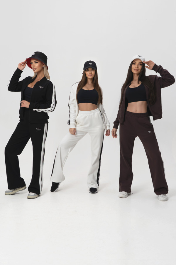 Жіночий спортивний костюм Freever NF 5721 молочний, Фото №5- freever.ua