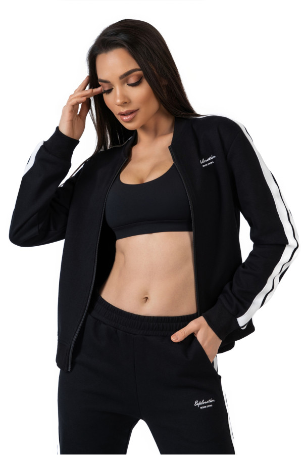 Жіночий спортивний костюм Freever NF 5721 чорний, Фото №2- freever.ua