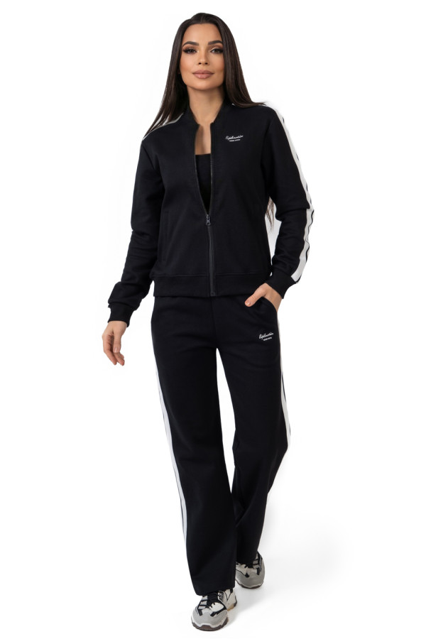 Жіночий спортивний костюм Freever NF 5721 чорний - freever.ua