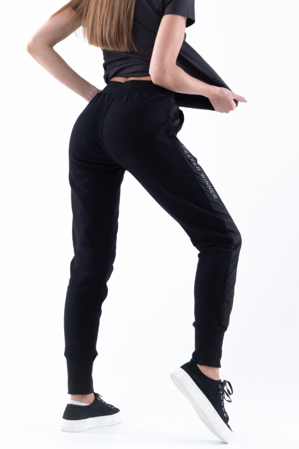 Спортивні штани жіночі Freever UF 5821 чорні, Фото №10 - freever.ua
