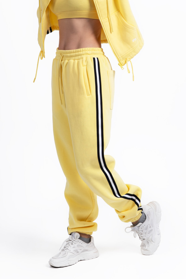Жіночі спортивні штани Freever NF 5823 жовті, Фото №4- freever.ua