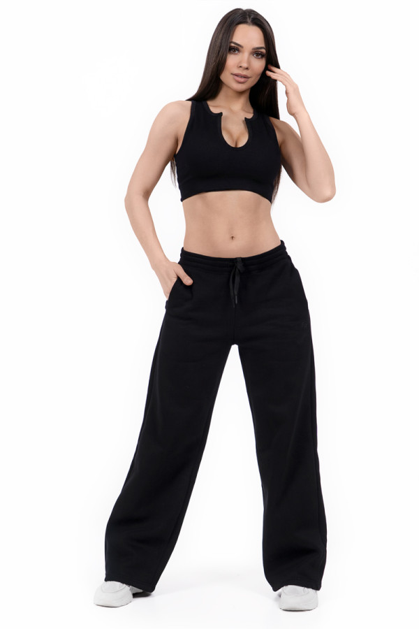 Жіночі спортивні штани Freever NF 5826 чорні, Фото №3- freever.ua