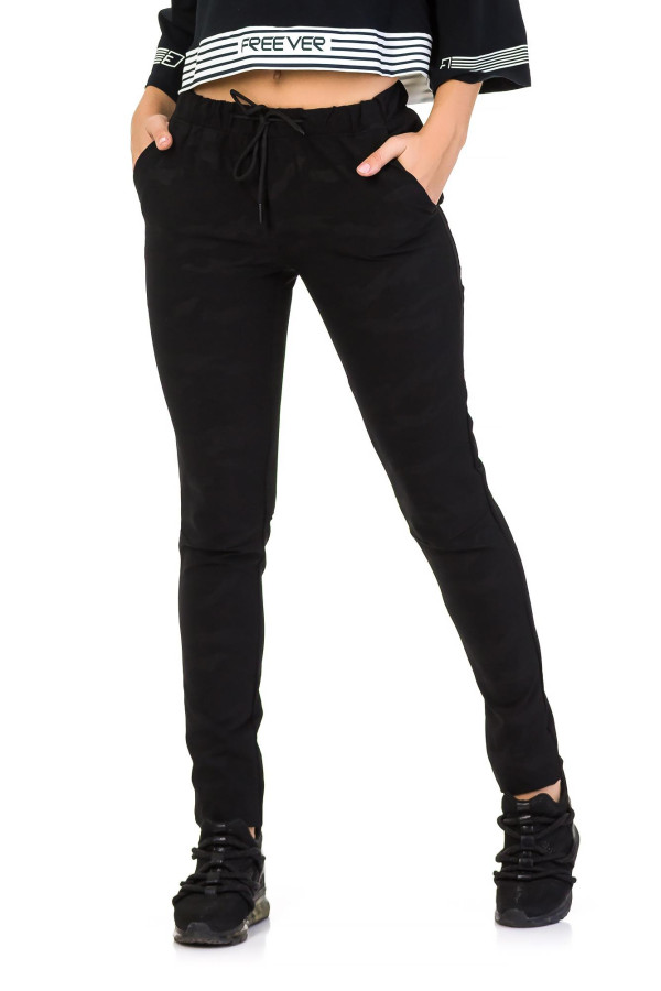 Спортивні штани жіночі Freever GF 5901 чорні - freever.ua