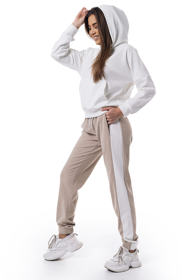 Спортивні штани жіночі Freever WF 5912 бежеві, Фото №6 - freever.ua
