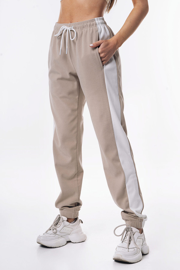 Спортивні штани жіночі Freever WF 5912 бежеві - freever.ua