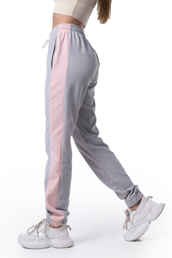 Спортивні штани жіночі Freever WF 5912 світло-сірі, Фото №2 - freever.ua