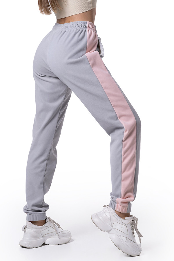 Спортивные брюки женские Freever WF 5912 светло-серые, Фото №3 - freever.ua
