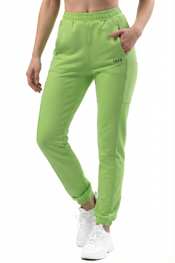 Жіночі спортивні штани Freever NF 5919 салатові - freever.ua