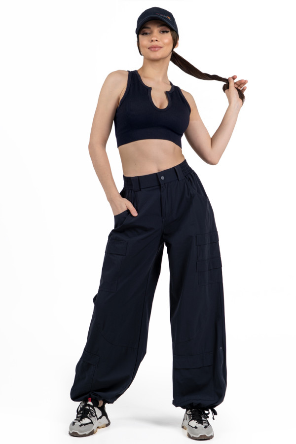 Брюки спортивные женские Freever NF 5921 синие - freever.ua