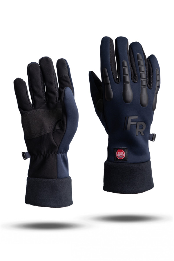 Горнолыжные перчатки (softshell) Freever UF 606 синие - freever.ua