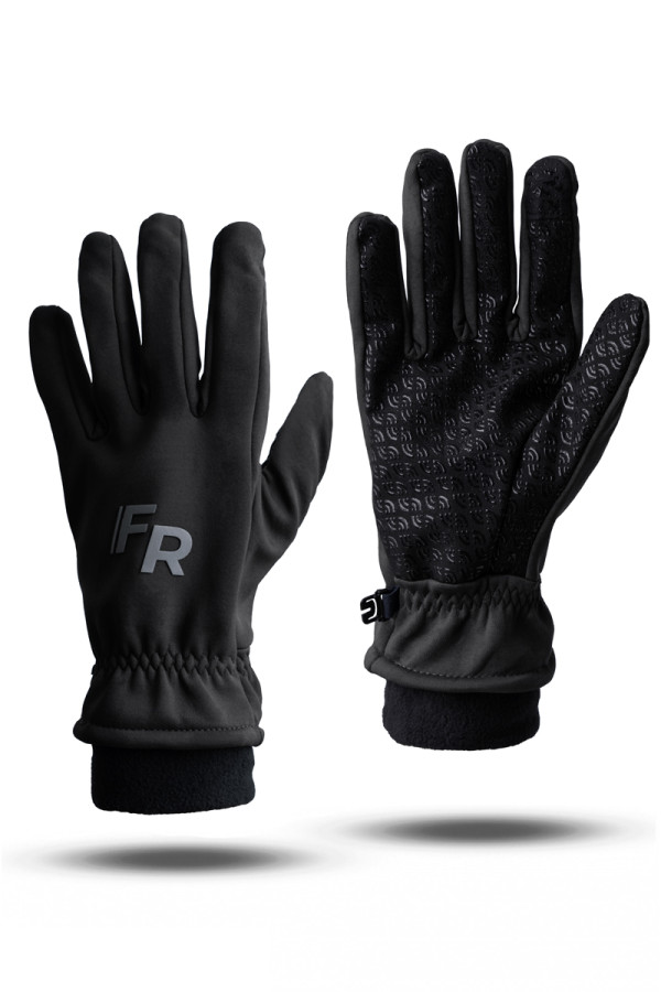 Горнолыжные перчатки (softshell) Freever UF 607 черные