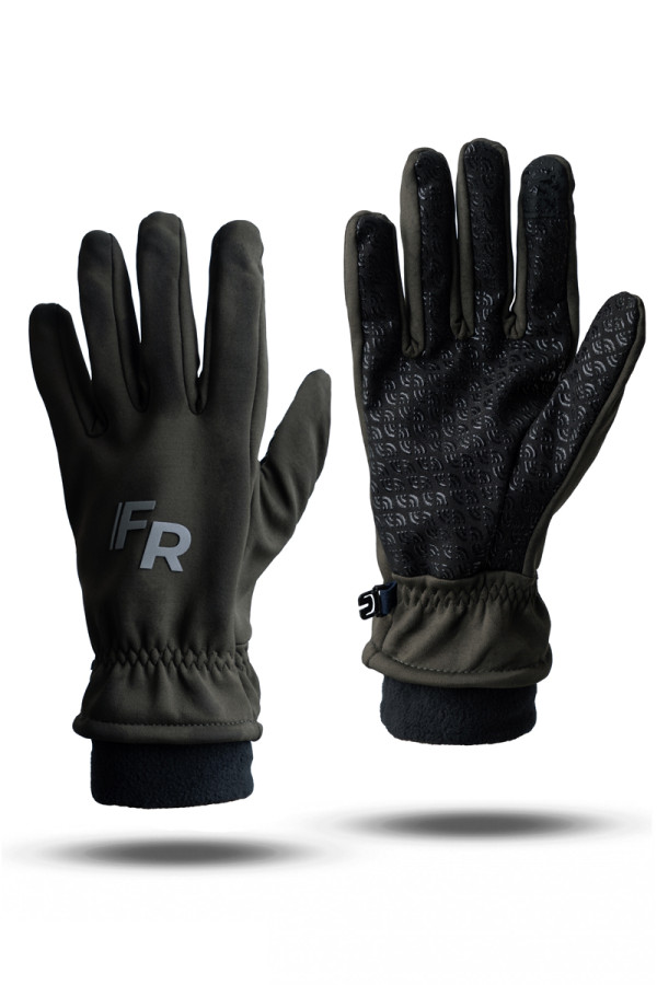 Горнолыжные перчатки (softshell) Freever UF 607 хаки