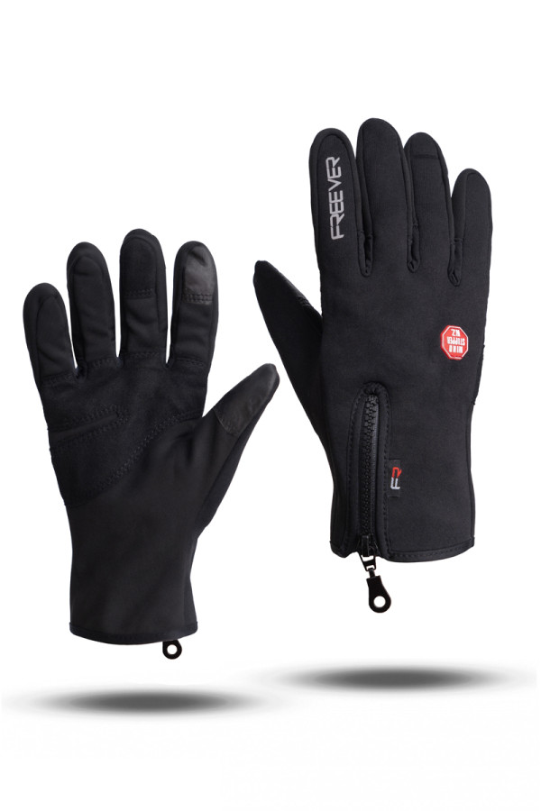 Горнолыжные перчатки (softshell) Freever UF 608 черные