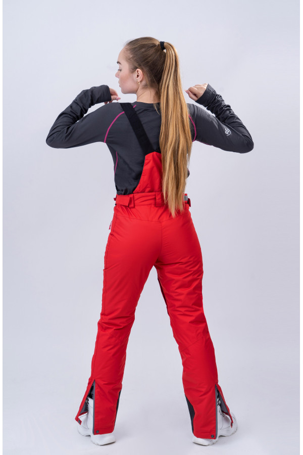 Гірськолижні штани жіночі Freever GF 6708 червоні, Фото №2 - freever.ua