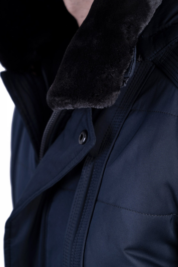 Куртка чоловіча зимова J7006 синя, Фото №6 - freever.ua
