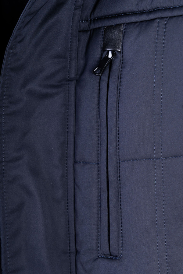 Куртка чоловіча зимова J7007 синя, Фото №7 - freever.ua