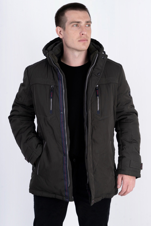 Куртка мужская зимняя  J7039 хаки - freever.ua